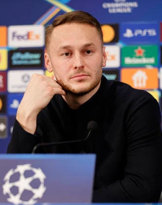 Monaco, Monte Carlo - January 28, 2026: AS Monaco vs. Juventus Football Club, Turin, UEFA Champions League press conference, PK, Pressekonferenz with dutch midfielder Teun Koopmeiners. Press Conference: AS Monaco - Juventus Football Club, UEFA Champions League