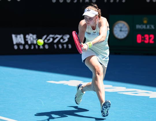 Elena Rybakina (KAZ), Australian Open 2026 Melbourne Park, Melbourne, Victoria, Australia.. Copyright: xJuergenxHasenkopfx