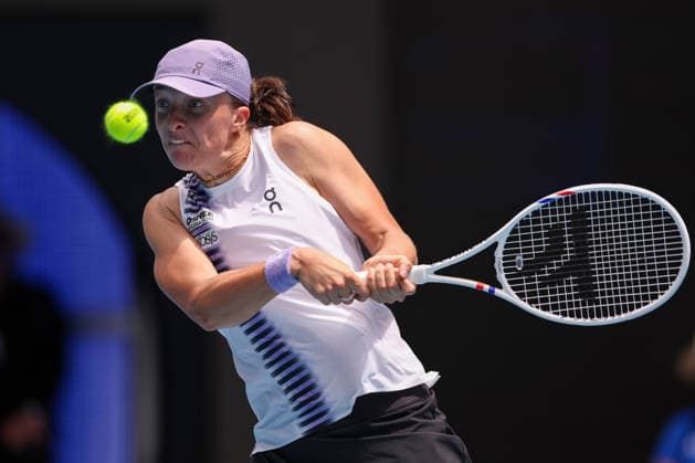 Iga Swiatek during her quarter-final match Australian Open tennis tournament, Day Eleven, Melbourne Park, Australia - 28 Jan 2026Melbourne Melbourne Park Victoria (VIC) Australia  Copyright: xEllaxLing Shutterstockx 16403681bd