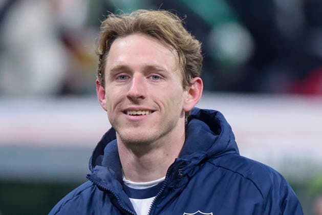 Wouter Burger (TSG 1899 Hoffenheim) lacht, Bundesliga, SV Werder Bremen v TSG Hoffenheim, Weserstadion am 27. January 2026 in Bremen, Deutschland. (Foto von Marco Steinbrenner DeFodi Images) Wouter Burger (TSG 1899 Hoffenheim) smiles, Bundesliga, SV Werder Bremen v TSG Hoffenheim, Weserstadion, January 27, 2026 in Bremen, Germany. (Photo by Marco Steinbrenner DeFodi Images) DFL regulations prohibit any use of photographs as image sequences and or quasi-video. - *** Wouter Burger TSG 1899 Hoffenheim smiles, Bundesliga, SV Werder Bremen v TSG Hoffenheim, Weserstadion on January 27, 2026 in Bremen, Germany Photo by Marco Steinbrenner DeFodi Images Wouter Burger TSG 1899 Hoffenheim smiles, Bundesliga, SV Werder Bremen v TSG Hoffenheim, Weserstadion, January 27, 2026 in Bremen, Germany Photo by Marco Steinbrenner DeFodi Images DFL regulations prohibit any use of photographs as image sequences and or quasi video