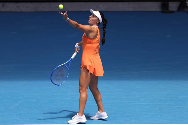 Jessica Pegula, USA, during quarterfinals of 2026 Australian Open in Melbourne, 28 01 2026; -
