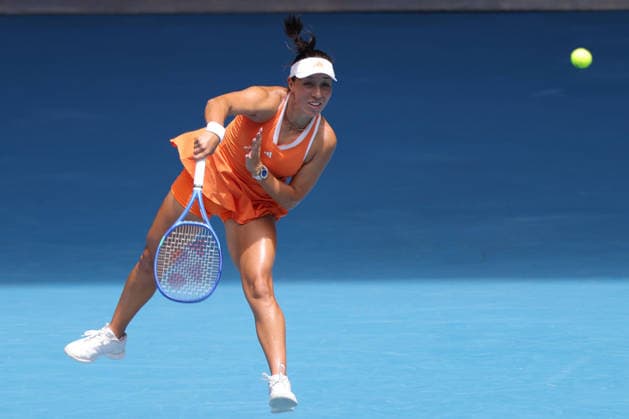 Jessica Pegula, USA, during quarterfinals of 2026 Australian Open in Melbourne, 28 01 2026; - *** Jessica Pegula, USA, during quarterfinals of 2026 Australian Open in Melbourne, 28 01 2026 