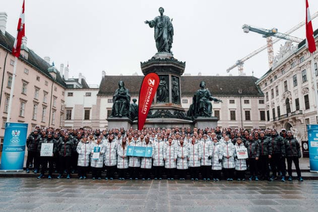 OLYMPICS - Winter Olympic Games, Olympische Spiele, Olympia, OS Milano Cortina 2026 VIENNA,AUSTRIA,28.JAN.26 - OLYMPICS - Winter Olympic Games Milano Cortina 2026, preview, Vereidigung Olympic Team Austria. Image shows all athletes.  GEPAxpictures xAlexanderxSolc