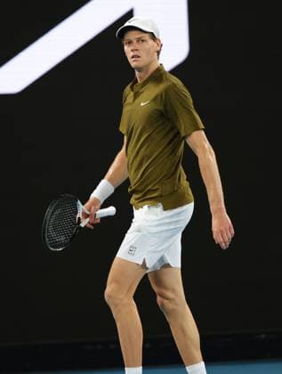Jannik Sinner during his Quarter-Final match Australian Open tennis tournament, Day Eleven, Melbourne Park, Australia - 28 Jan 2026Melbourne Melbourne Park Victoria (VIC) Australia  Copyright: xRachelxBach Shutterstockx 16403682el