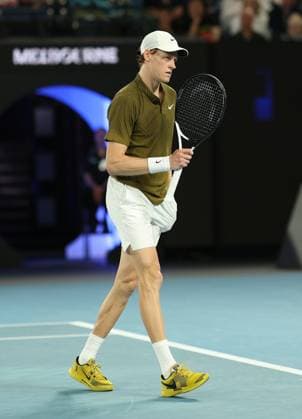 Jannik Sinner during his Quarter-Final match Australian Open tennis tournament, Day Eleven, Melbourne Park, Australia - 28 Jan 2026Melbourne Melbourne Park Victoria (VIC) Australia  Copyright: xRachelxBach Shutterstockx 16403682fi
