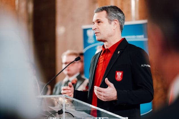 OLYMPICS - Winter Olympic Games, Olympische Spiele, Olympia, OS Milano Cortina 2026 VIENNA,AUSTRIA,28.JAN.26 - OLYMPICS - Winter Olympic Games Milano Cortina 2026, preview, Vereidigung Olympic Team Austria. Image shows president Horst Nussbaumer (OEOC).  GEPAxpictures xAlexanderxSolc
