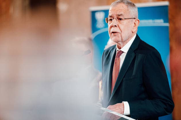 OLYMPICS - Winter Olympic Games, Olympische Spiele, Olympia, OS Milano Cortina 2026 VIENNA,AUSTRIA,28.JAN.26 - OLYMPICS - Winter Olympic Games Milano Cortina 2026, preview, Vereidigung Olympic Team Austria. Image shows president Alexander Van Der Bellen.  GEPAxpictures xAlexanderxSolc