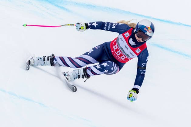 ALPINE SKIING - FIS WC Crans Montana CRANS MONTANA,SWITZERLAND,28.JAN.26 - ALPINE SKIING - FIS World Cup, downhill training, ladies. Image shows Lindsey Vonn (USA).  GEPAxpictures xMathiasxMandl
