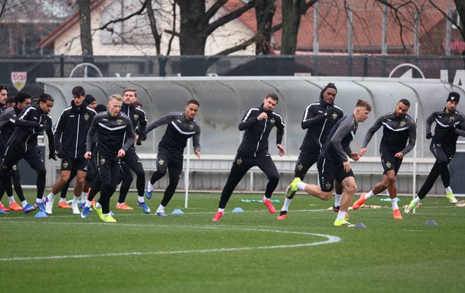 2026,01,28, Stuttgart, Fußball UEFA Europa League, Saison 2025-2026, VfB Stuttgart, Training,