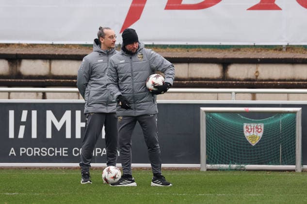 2026,01,28, Stuttgart, Fußball UEFA Europa League, Saison 2025-2026, VfB Stuttgart, Training, VfB Trainer Sebastian Hoeneß