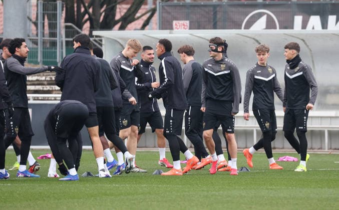 2026,01,28, Stuttgart, Fußball UEFA Europa League, Saison 2025-2026, VfB Stuttgart, Training,