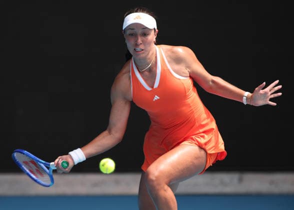 Jessica Pegula, Australian Open 2026 Melbourne Park, Melbourne, Victoria, Australia.. Copyright: xJuergenxHasenkopfx