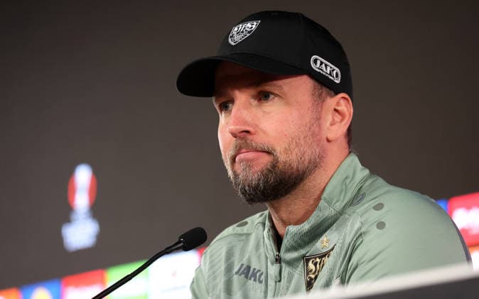 2026,01,28, Stuttgart, Fußball UEFA Europa League, Saison 2025-2026, VfB Stuttgart, PK, Abschluß PK, Pressekonferenz, VfB Trainer Sebastian Hoeneß