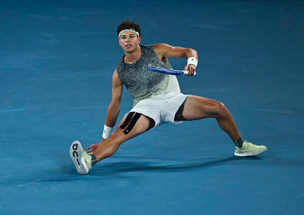 Australian Open Melbourne 28 01 2026 Ben Shelton (USA) quarter final Melbourne VIC Australia Copyright: xRogerxParkerx