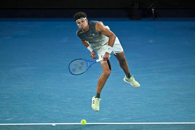 Australian Open Melbourne 28 01 2026 Ben Shelton (USA) quarter final Melbourne VIC Australia Copyright: xRogerxParkerx
