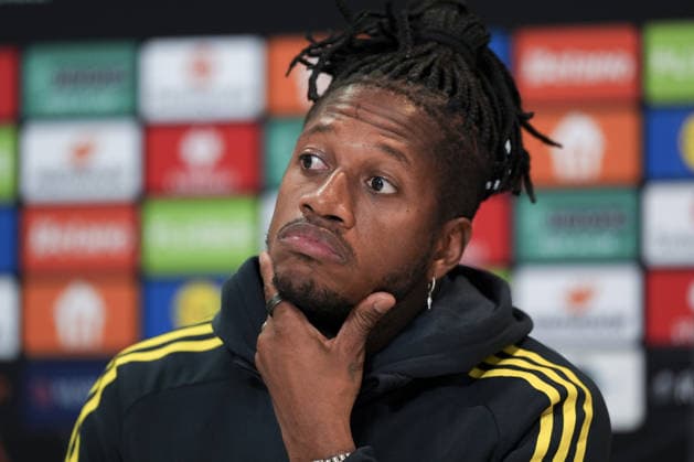 Ahead of FCSB v Fenerbahce - UEFA Europa League BUCHAREST, ROMANIA - JANUARY 28: Fenerbahce player Fred speaks during the press conference, PK, Pressekonferenz ahead of the UEFA Europa League Week 8 football match between FCSB and Fenerbahce at the National Arena in Bucharest, Romania on January 28, 2026. Arife Karakum Anadolu Bucharest Romania. Editorial use only. Please get in touch for any other usage.  Copyright: x2026xAnadoluxArifexKarakumx