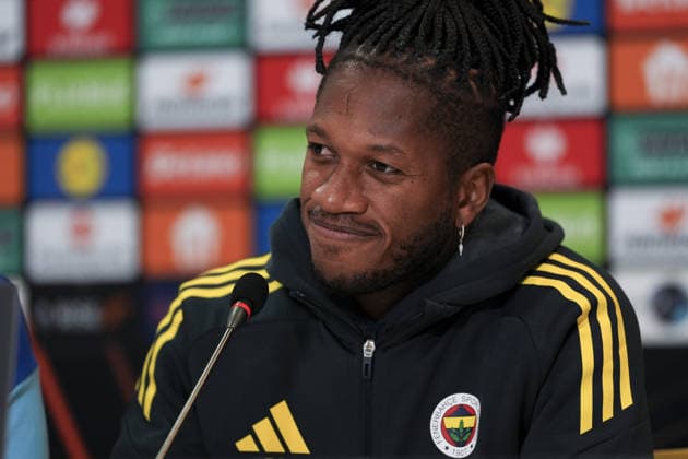 Ahead of FCSB v Fenerbahce - UEFA Europa League BUCHAREST, ROMANIA - JANUARY 28: Fenerbahce player Fred speaks during the press conference, PK, Pressekonferenz ahead of the UEFA Europa League Week 8 football match between FCSB and Fenerbahce at the National Arena in Bucharest, Romania on January 28, 2026. Arife Karakum Anadolu Bucharest Romania. Editorial use only. Please get in touch for any other usage.  Copyright: x2026xAnadoluxArifexKarakumx