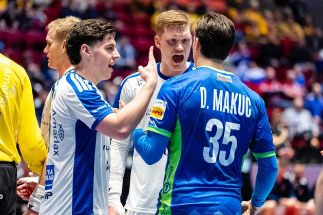 Slovenia v Iceland, EHF EURO 2026, Malmo, Sweden Malmo, Sweden. 28th of January, 2026. Ymir Orn Gislason (11) of Iceland seen during the EHF Euro 2026 match between Slovenia v Iceland at Malmo Arena, Malmo on 28 01 2026 Sweden, Malmo, Malmö Arena  Copyright: xGonzalesxPhoto TobiasxJorgensenx