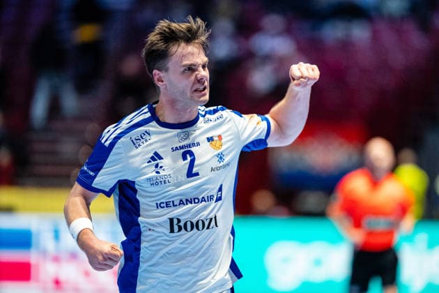 Slovenia v Iceland, EHF EURO 2026, Malmo, Sweden Malmo, Sweden. 28th of January, 2026. Odinn Rikhardsson (2) of Iceland seen during the EHF Euro 2026 match between Slovenia v Iceland at Malmo Arena, Malmo on 28 01 2026 Sweden, Malmo, Malmö Arena  Copyright: xGonzalesxPhoto TobiasxJorgensenx