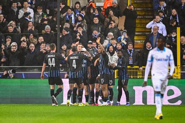 Club Brugge v Marseille - UEFA Champions League BRUGGE, BELGIUM - JANUARY 28 : Vermant Romeo forward of Club Brugge celebrating scoring a goal (2-0) during the UEFA Champions League 2025 26 League Phase MD8 match between Club Brugge and Marseille on January 28, 2026 in Brugge, Belgium, 28 01 2026 Brugge Belgium  Copyright: xTomasxSiskx