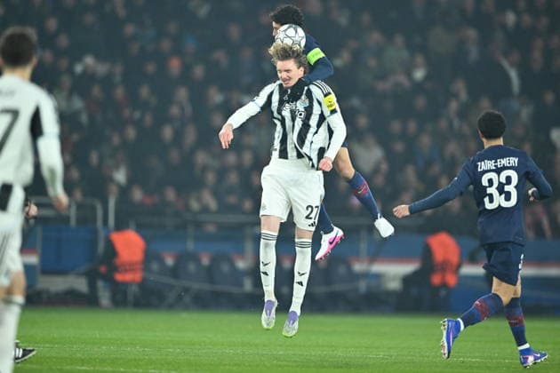 PSG v Newcastle United - UEFA Champions League PARIS, FRANCE - JANUARY 28: Nick Woltemade of Newcastle United FC in action during the UEFA Champions League league phase Matchday 8 match between Paris Saint-Germain and Newcastle United FC at Parc des Princes in Paris, France on January 28, 2026. Mustafa Yalcin Anadolu Paris France. Editorial use only. Please get in touch for any other usage.  Copyright: x2026xAnadoluxMustafaxYalcinx