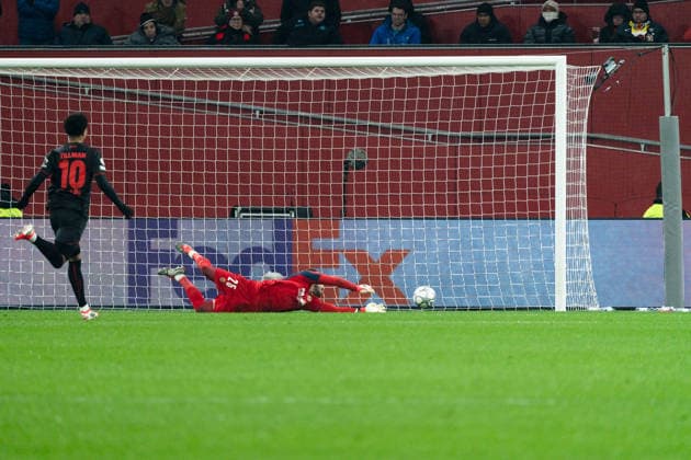 UEFA Champions League 2025 26 Bayer 04 Leverkusen vs. Villarreal CF 8. Spieltag der Ligaphase Mittwoch, 28.01.2026 BayArena (Nordrhein-Westfalen, Deutschland) Arnau Tenas ( 25) Copyright: xCelinaxLeiersx