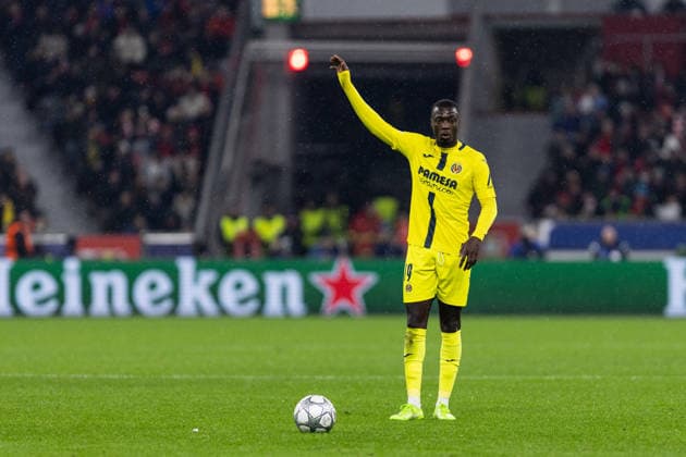 UEFA Champions League: Bayer 04 Leverkusen - Villarreal FC; 28.01.2026 Nicolas Pepe (Villarreal FC, 19) UEFA Champions League: Bayer 04 Leverkusen - Villarreal FC; BayArena, Leverkusen; 28.01.2026 Copyright: xBEAUTIFULxSPORTS Buriakovx