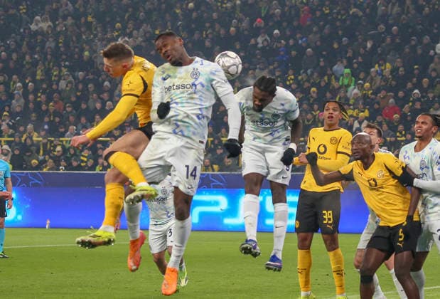 Fussball UEFA Champions League 2025 26, 8. Spieltag Ligaphase - Borussia Dortmund vs Inter Mailand - Signal Iduna Park-Stadion (Dortmund): Yann Bisseck (Inter Mailand, 31) Dortmund Copyright: xAymanxAlahmedx
