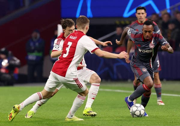 Gelson Martins of Olympiakos Piraeus during the match AFC Ajax Amsterdam vs Olympiacos Piraues at the Johan Cruijff ArenA for the UEFA Champions League season 2025-2026 in AMSTERDAM, Netherlands on 28 january 2026 -