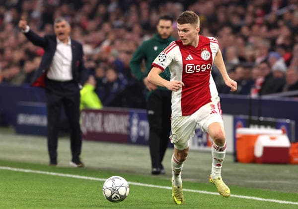 Anton Gaaei of AFC Ajax during the match AFC Ajax Amsterdam vs Olympiacos Piraues at the Johan Cruijff ArenA for the UEFA Champions League season 2025-2026 in AMSTERDAM, Netherlands on 28 january 2026 -