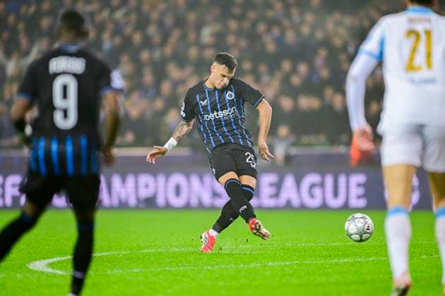 Club Brugge v Marseille - UEFA Champions League BRUGGE, BELGIUM - JANUARY 28 : Stankovic Aleksandar midfielder of Club Brugge in action during the UEFA Champions League 2025 26 League Phase MD8 match between Club Brugge and Marseille on January 28, 2026 in Brugge, Belgium, 28 01 2026 Brugge Belgium  Copyright: xJanxDexMeuleneirx