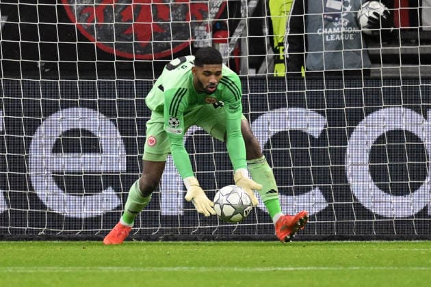 28.01.2026, xsltx, Fussball UEFA Champions League, Eintracht Frankfurt - Tottenham Hotspur v.l. Kaua Santos (Eintracht Frankfurt) (DFL DFB REGULATIONS PROHIBIT ANY USE OF PHOTOGRAPHS as IMAGE SEQUENCES and or QUASI-VIDEO) Frankfurt am Main