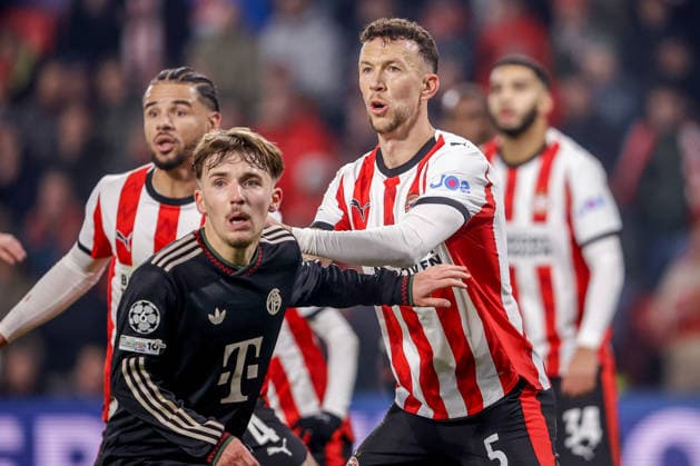 2026-01-28 PSV Eindhoven v FC Bayern Munich - UEFA Champions League 2025 26 League Phase MD8 EINDHOVEN, NETHERLANDS - JANUARY 28: Ivan Perisic of PSV Eindhoven looks on during the UEFA Champions League 2025 26 League Phase MD8 match between PSV Eindhoven and FC Bayern Munich at Philips Stadion on January 28, 2026 in Eindhoven, Netherlands. Eindhoven Philips Stadion Netherlands Content not available for redistribution in The Netherlands directly or indirectly through any third parties. Copyright: xBroerxvanxdenxBoomx