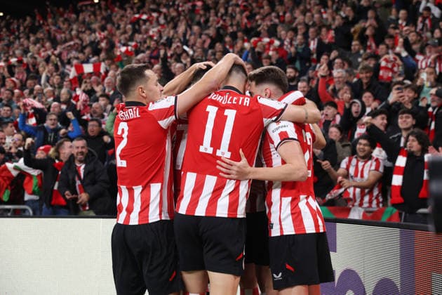 Athletic Club Bilbao vs Sporting CP 2025-26 UEFA Champions League, Bilbao, Spain, 28 January 2026. (Athletic Club) celebrate after scoring his team s first goal, Credit:Juan Lazkano Photobilbao Avalon Bilbao, Basque Country, Spain  Copyright: xJuanxLazkanoxPhotobilbaox xAvalonx 1070080969