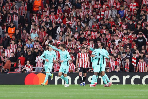 Athletic Club Bilbao vs Sporting CP 2025-26 UEFA Champions League, Bilbao, Spain, 28 January 2026. Daniel Braganca (Sporting Portugal)celebrate after scoring his team s first goal, Credit:Juan Lazkano Photobilbao Avalon Bilbao, Basque Country, Spain  Copyright: xJuanxLazkanoxPhotobilbaox xAvalonx 1070082823