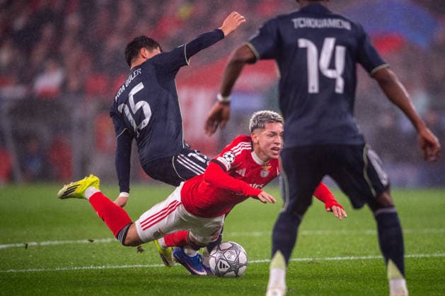 January 28, 2026, Lisbon, Lisbon, Portugal: LISBON, PORTUGAL - JANUARY 28: GIANLUCA PRESTIANNI from SL Benfica is seen on action during the UEFA Champions League 2025 26 MD8 match between SL Benfica and Real Madrid CF, at Estadio do Lisboa e Benfica on January 28, 2026 in Lisbon, Portugal Lisbon Portugal - ZUMAl192 20260128_zsp_l192_030 Copyright: xMiguelxLemosx