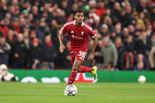 Liverpool v FK QARABAG, Champions League Ryan Gravenberch of Liverpool during the Champions League match between Liverpool and FK QARABAG at Anfield, Liverpool, UK on 28 January 2026. Liverpool Anfield Merseyside UK Editorial use only , Copyright: xRyanxBrownex PSI-23643-0058