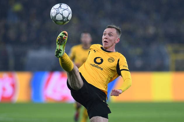 Fußball UEFA Champions League 8. Spieltag Borussia Dortmund - Inter Mailand am 28.01.2026 im Signal Iduna Park in Dortmund Maximilian Beier ( Dortmund )