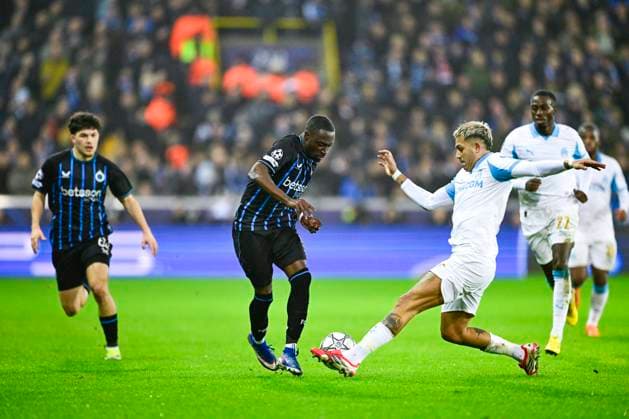Club Brugge v Marseille - UEFA Champions League BRUGGE, BELGIUM - JANUARY 28 : Forbs Carlos forward of Club Brugge during the UEFA Champions League 2025 26 League Phase MD8 match between Club Brugge and Marseille on January 28, 2026 in Brugge, Belgium, 28 01 2026 Brugge Belgium  Copyright: xJanxDexMeuleneirx