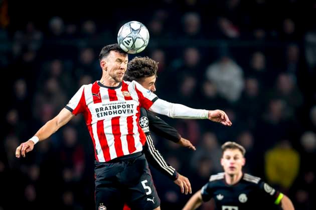 PSV Eindhoven forwarder Ivan Periï¿½ic during the match PSV Eindhoven vs FC Bayern Munchen at the Philips stadium for the Champions League - League phase - Matchday 8 season 2025-2026 in EINDHOVEN, Netherlands on 28 01 2026, (Photo by Marcel van Dorst EYE4IMAGES) -