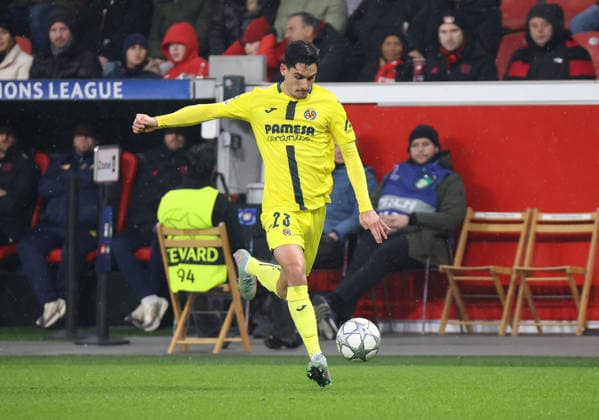 Sergi Cardona (Villarreal CF 23) GER, Bayer 04 Leverkusen vs. Villarreal CF, Fussball, Champions League, 8. Spieltag, Spielzeit 2025 2026, 28.01.2026 GER, Bayer 04 Leverkusen vs. Villarreal CF, Fussball, Champions League, 8. Spieltag, Spielzeit 2025 2026, 28.01.2026 Leverkusen Copyright: xEibner-Pressefotox xThomasxStoeckerx EP_TSR