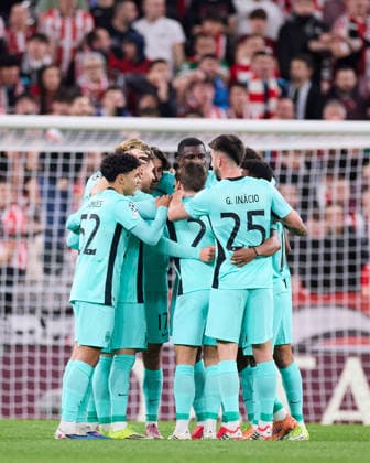 January 28, 2026, Bilbao, Vizcaya, Spain: Ousmane Diomande of Sporting CP celebrates after scoring the team s first goal during the UEFA Champions League 2025 26 League Phase MD8 match between Athletic Club and Sporting Clube de Portugal at San Mames on January 28, 2026, in Bilbao, Spain. Bilbao Spain - ZUMAa181 20260128_zaa_a181_114 Copyright: xRicardoxLarreinax