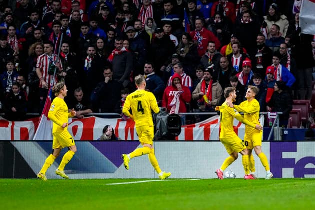 January 28, 2026, Madrid, Madrid, Spain: Fredrik Sjovold of FK Bodo Glimt celebrates a goal during the UEFA Champions League 2025 26 League Phase MD8 match between Atletico de Madrid and FK Bodo Glimt at Riyadh Air Metropolitano stadium on January 28, 2026 in Madrid, Spain. Madrid Spain - ZUMAa181 20260128_zaa_a181_117 Copyright: xOscarxJ.xBarrosox
