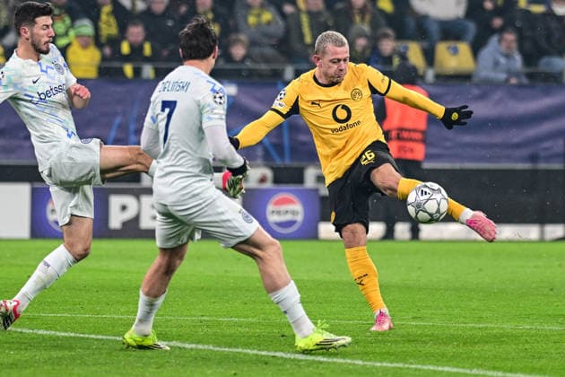 Julian Ryerson 26 (Borussia Dortmund), Borussia Dortmund vs. Inter Mailand, Fussball, Champions League, Gruppenphase, Matchday 8, 28.01.2026 Dortmund Nordrhein-Westfalen Deutschland