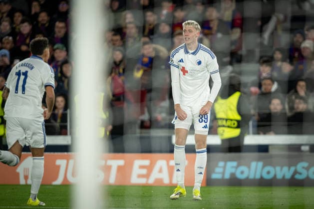 Viktor Daoason (FC Copenhagen) celebrates during a UEFA Champions League match between FC Barcelona, Barca and Copenhagen at Spotify Camp Nou in Barcelona, , Spain, on January 28 2026. Photo by Felipe Mondino  Copyright: xFelipexMondino IPAxSportx xipa-agency.netx xx IPA_70672115 IPA_Agency_IPA70672115