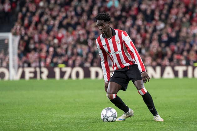 UEFA Champions League Athletic Club vs Sporting Clube de Portugal Adama Boiro of Athletic Club in action during Champions League 2025-26 League phase match between Athletic Club and Sporting Clube de Portugal at San mames stadium. Bilbo (Basque Country). January 28, 2026. (Gari Garaialde Bostok Photo) Bilbao Bizkaia Spain Editorial Use Only  Copyright: xGarikoitzxGaraialdex xBostokxPhotox Bostok Photo GarixGaraialdex GG2601280317