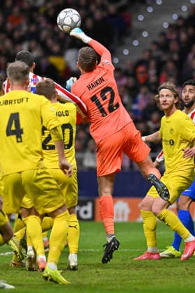 January 28, 2026, Madrid, Madrid, Spain: NIKITA HAIKIN of F. K. Bodo Glimt in action during the Champions League match, league match 8 between ATLETICO DE MADRID and F. K. BODO GLIMT, held on January 28, 2026, at the Riad Air Metropolitano, Madrid, Spain. Madrid Spain - ZUMAc312 20260128_zsp_c312_035 Copyright: xOscarxManuelxSanchezx