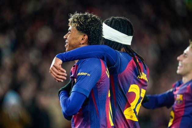 ESP: FC Barcelona, Barca v FC Copenhague. UEFA Champions League. Matchday 8. Lamine Yamal of FC Barcelona celebrates the 2-1 during the UEFA Champions League match, match day 8, between FC Barcelona and FC Copenhague, Spotify Camp Nou Stadium on January 28, 2026 in Barcelona, Spain. kpng Copyright: xSergioxRuizx xImagox PS_260128_BAR_COP_033
