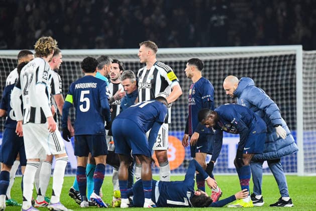 FOOTBALL : Paris Saint Germain vs Newcastle United - Ligue des Champions - Phase de Ligue - JournÃ e 8 - 28 01 2026 Khvicha Kvaratskhelia (Paris SG) ParisFrance  Copyright: xBaptistexAutissierx