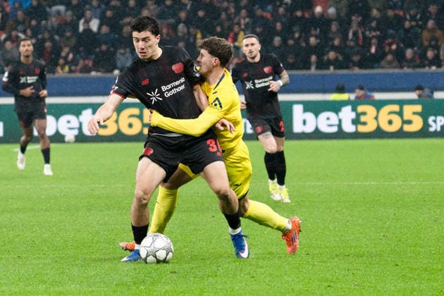UEFA Champions League 2025 26 Bayer 04 Leverkusen vs. Villarreal CF 8. Spieltag der Ligaphase Mittwoch, 28.01.2026 BayArena (Nordrhein-Westfalen, Deutschland) Ibrahim Maza ( 30) Copyright: xCelinaxLeiersx